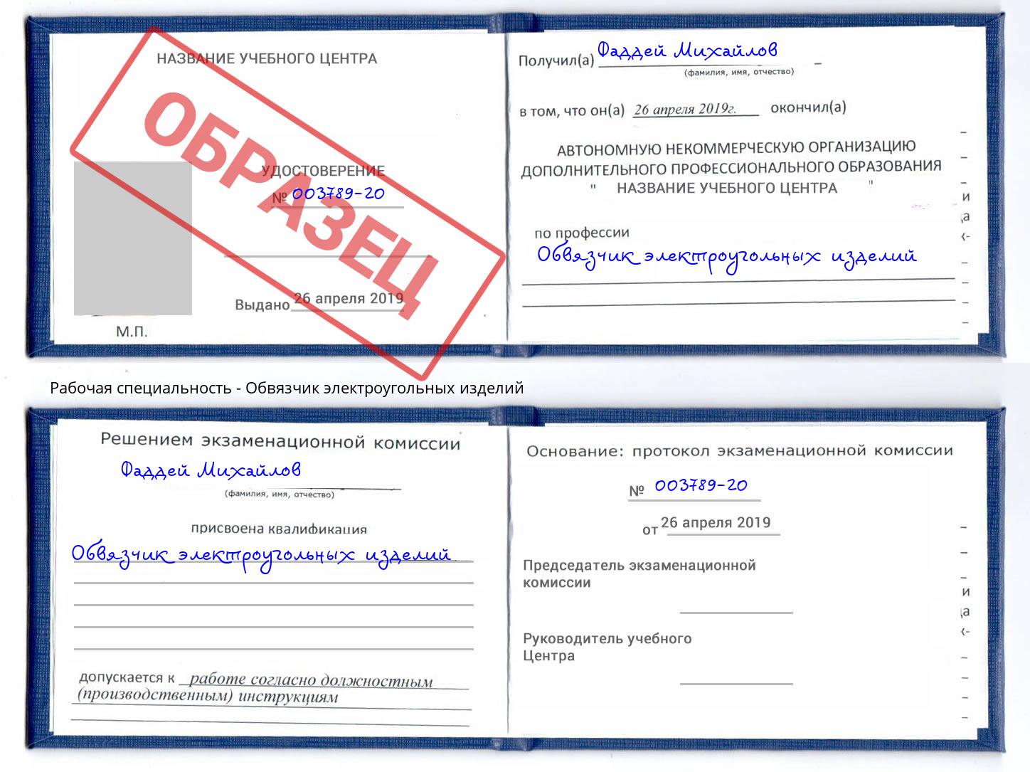 Обвязчик электроугольных изделий Горно-Алтайск