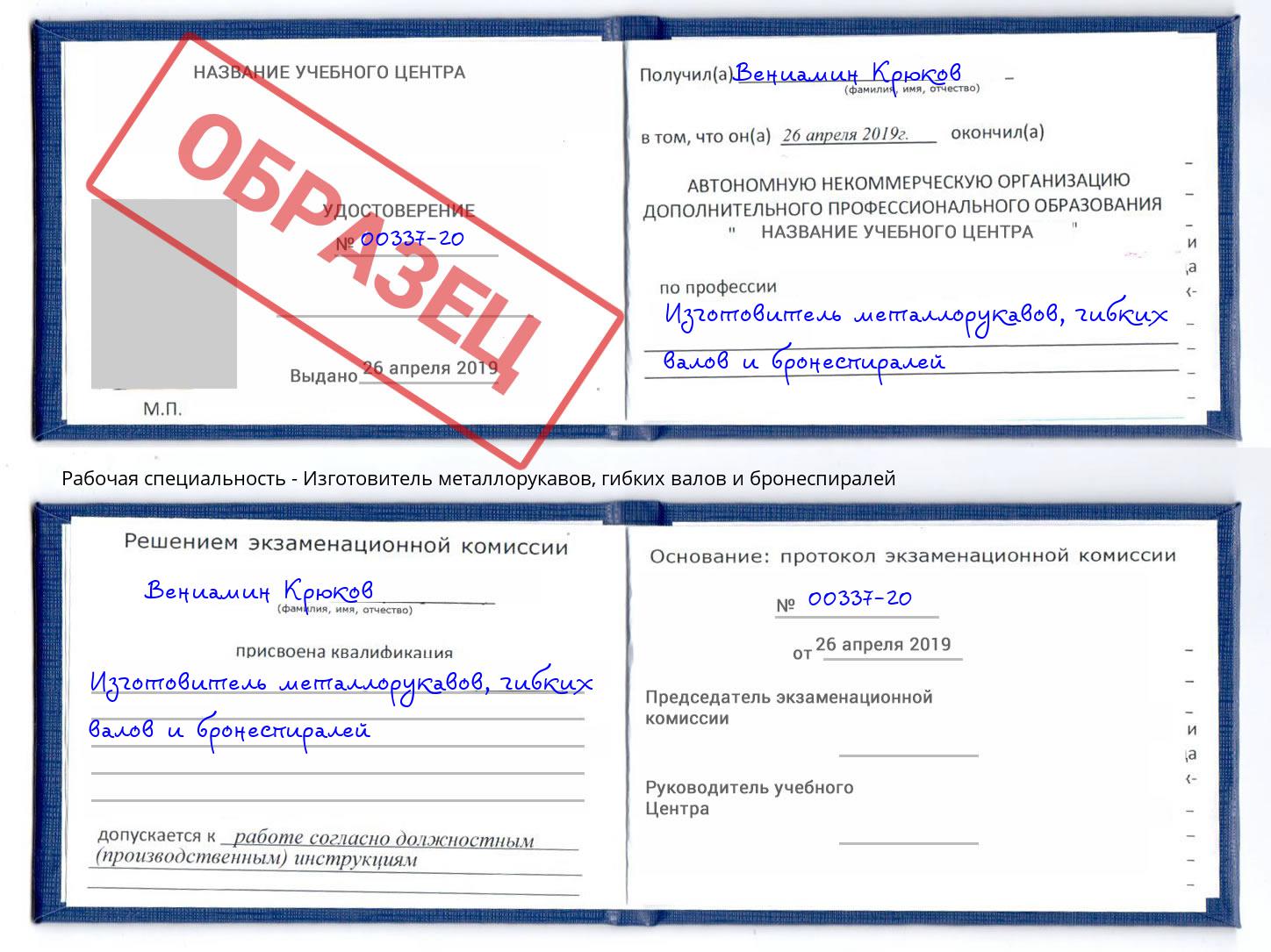 Изготовитель металлорукавов, гибких валов и бронеспиралей Горно-Алтайск