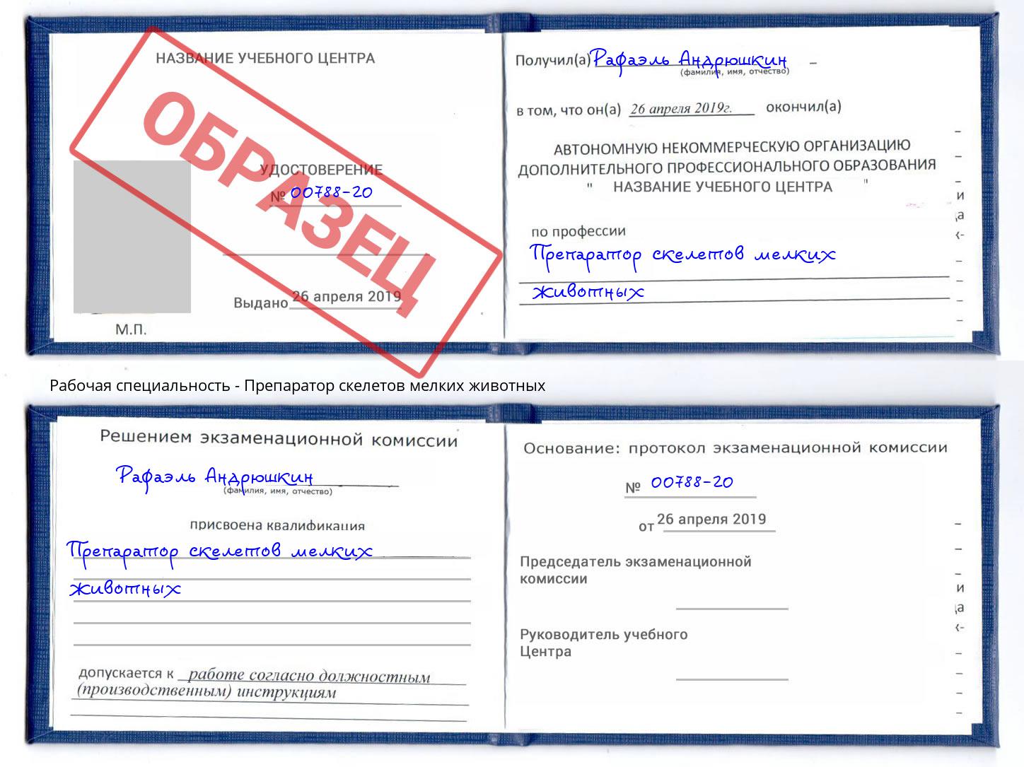 Препаратор скелетов мелких животных Горно-Алтайск